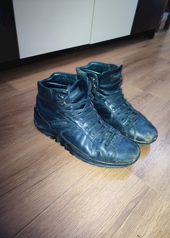 Siyah Erkek Spor Stil Kauçuk Bot 44 numara - Görsel 9