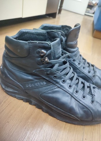 Siyah Erkek Spor Stil Kauçuk Bot 44 numara - Görsel 7