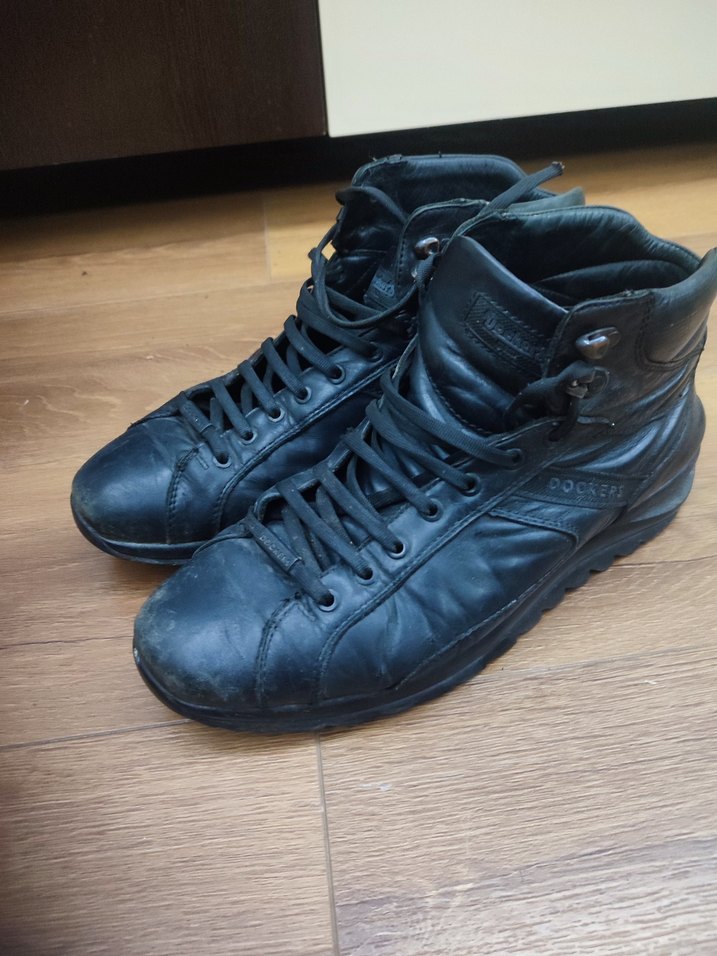 Siyah Erkek Spor Stil Kauçuk Bot 44 numara - Görsel 2