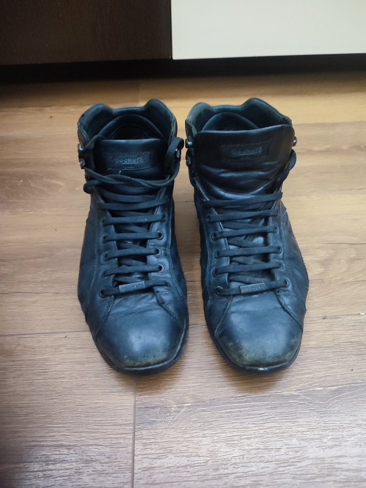 Siyah Erkek Spor Stil Kauçuk Bot 44 numara - Görsel 3