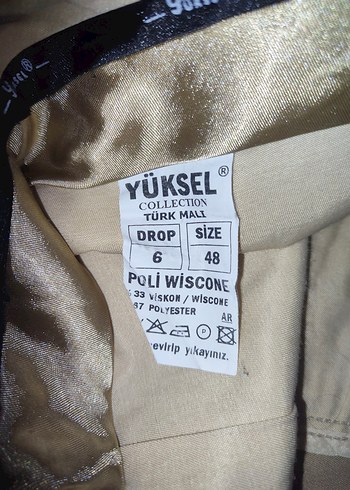 Bej Regular Fit Erkek Pantolon 48 beden - Görsel 4