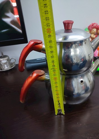 Kırmızı Saplı Çelik Çaydanlık detay açıklamada - Görsel 7