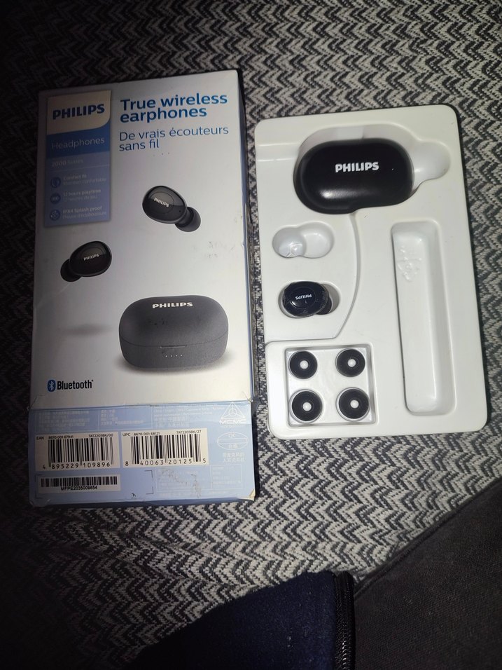 Philips Siyah Gerçek Kablosuz Kulaklık standi.netay açıklamada - Görsel 2