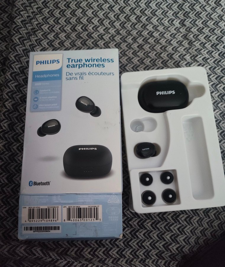 Philips Siyah Gerçek Kablosuz Kulaklık standi.netay açıklamada - Görsel 4