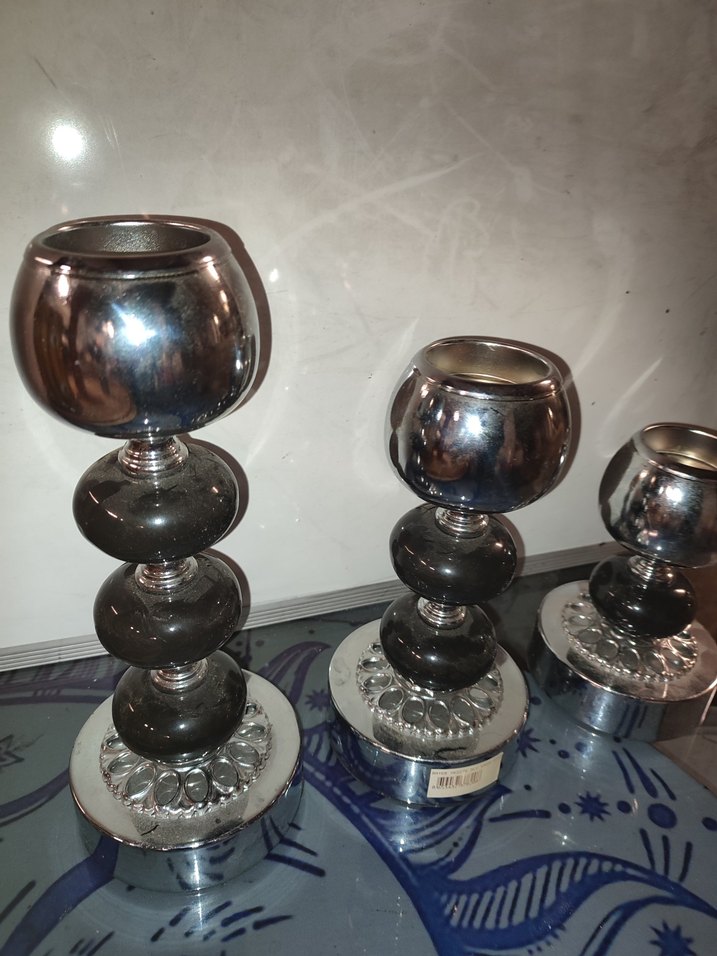 Mumluk Seti 3 lü, şamdan - Görsel 2