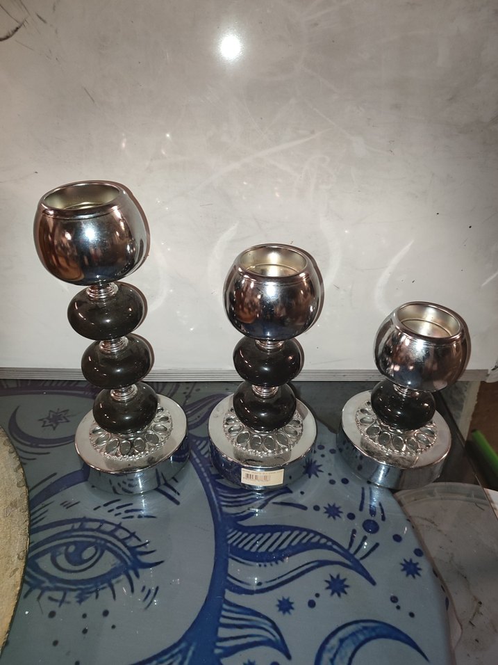 Mumluk Seti 3 lü, şamdan - Görsel 4