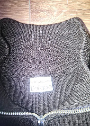 Siyah Yarım Fermuarlı Erkek Sweatshirt xxL beden - Görsel 8