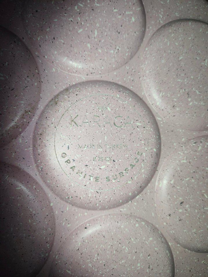 Pembe 7 Gözlü Pastel Tava - Görsel 3