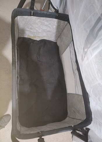 Gri Bebek Beşiği ve Sepeti - Görsel 4