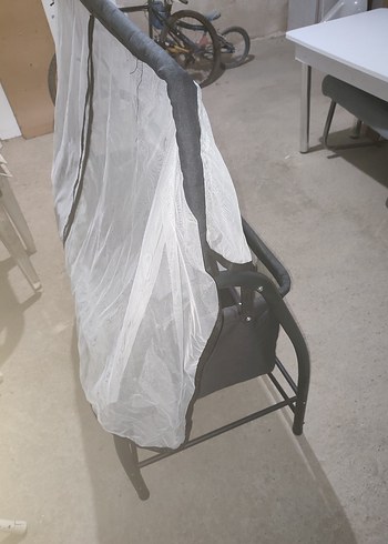 Gri Bebek Beşiği ve Sepeti - Görsel 6