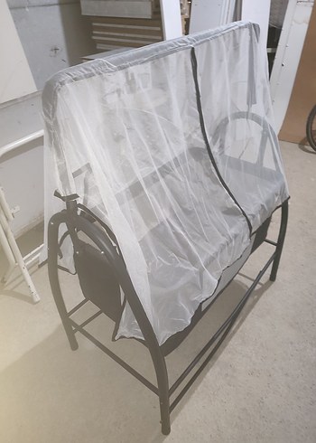 Gri Bebek Beşiği ve Sepeti - Görsel 5