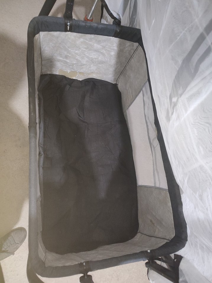 Gri Bebek Beşiği ve Sepeti - Görsel 4