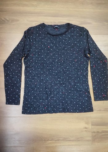 Uzun Kollu Kadın Triko Tişört M-L beden uyumlu - Görsel 3