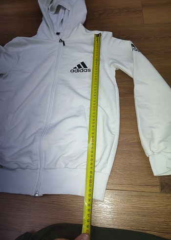Beyaz Kapüşonlu Sweatshirt ve 2 Pantolon Seti S /M beden uyumlu - Görsel 5
