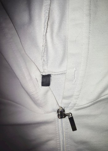 Beyaz Kapüşonlu Sweatshirt ve 2 Pantolon Seti S /M beden uyumlu - Görsel 3