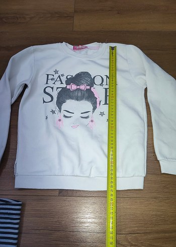 Kız Çocuk Batik Desenli Rahat Eşofman 7 /8 yaş - Görsel 11