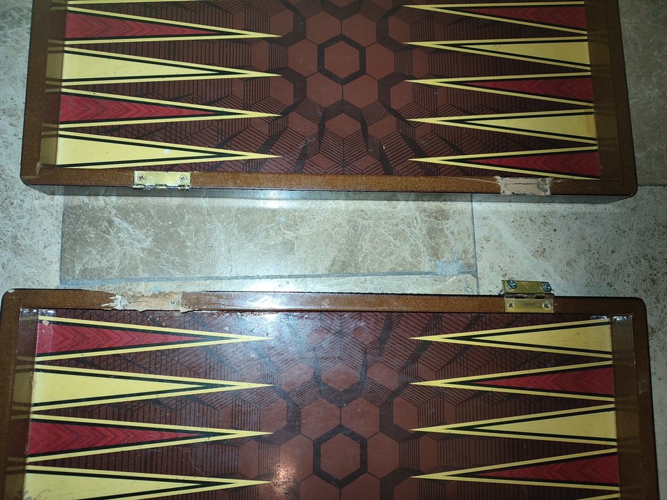 Tavla  ahşap tamir ister - Görsel 2