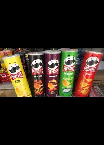 Pringles Paprika Aromalı Cips 165g - Görsel 2
