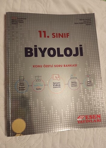 11.sınıf Esen Yayınları Biyoloji konu özetli Soru bankası 
