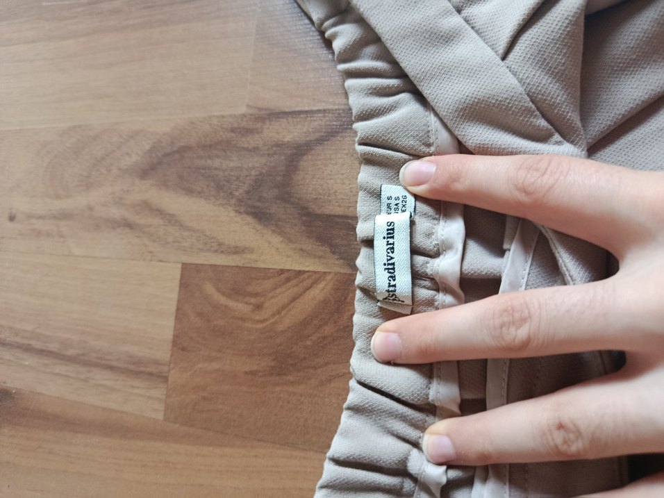 Bej Midi Mini Etek - Görsel 2