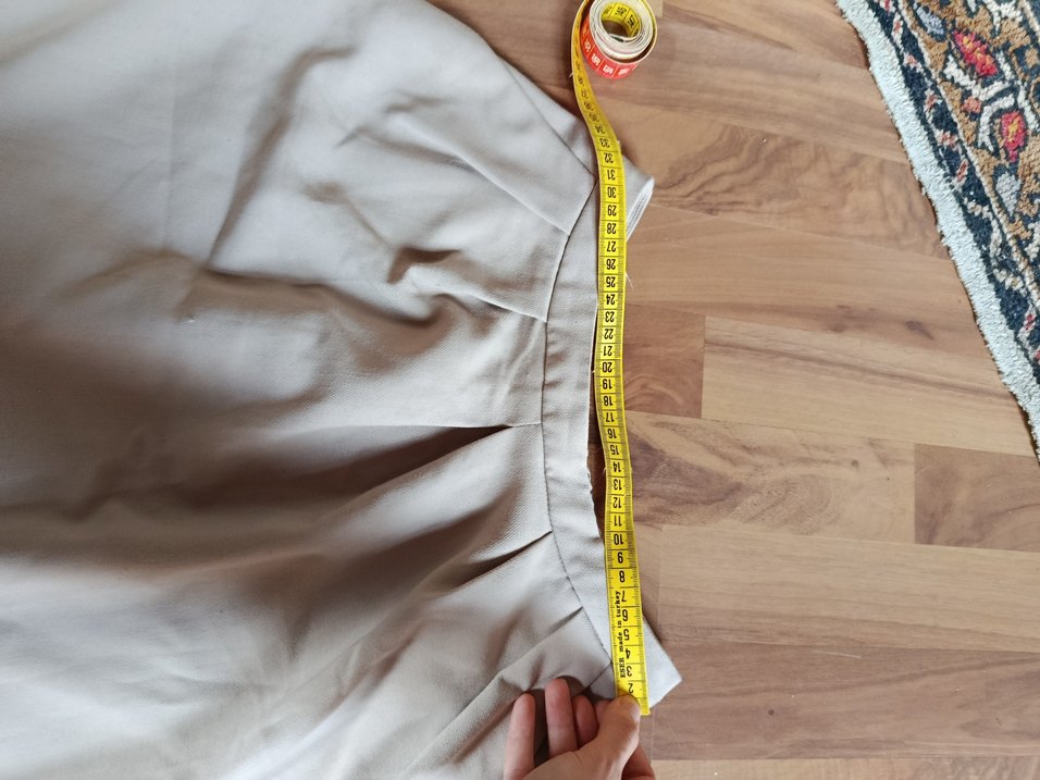 Bej Midi Mini Etek - Görsel 3