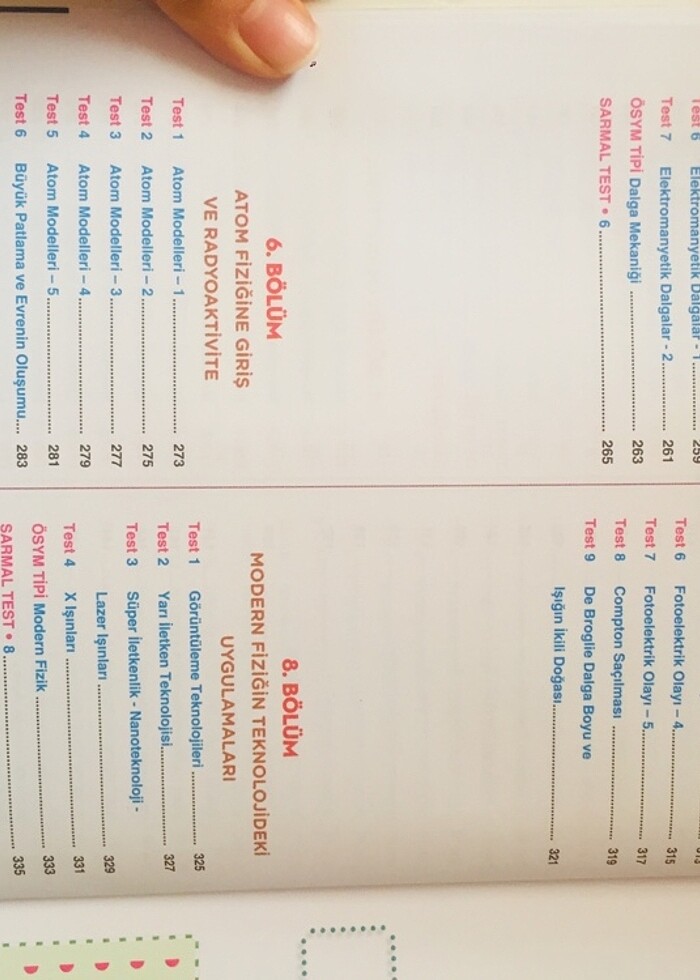 Fizik ayt soru bankası bilgi sarmalı - Görsel 4