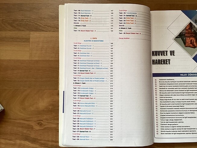 11. sınıf fizik bilgi sarmalı soru bankası - Görsel 3