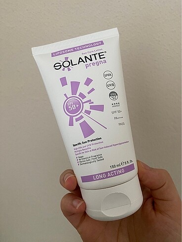 Solante pregna hiç kullanmadım