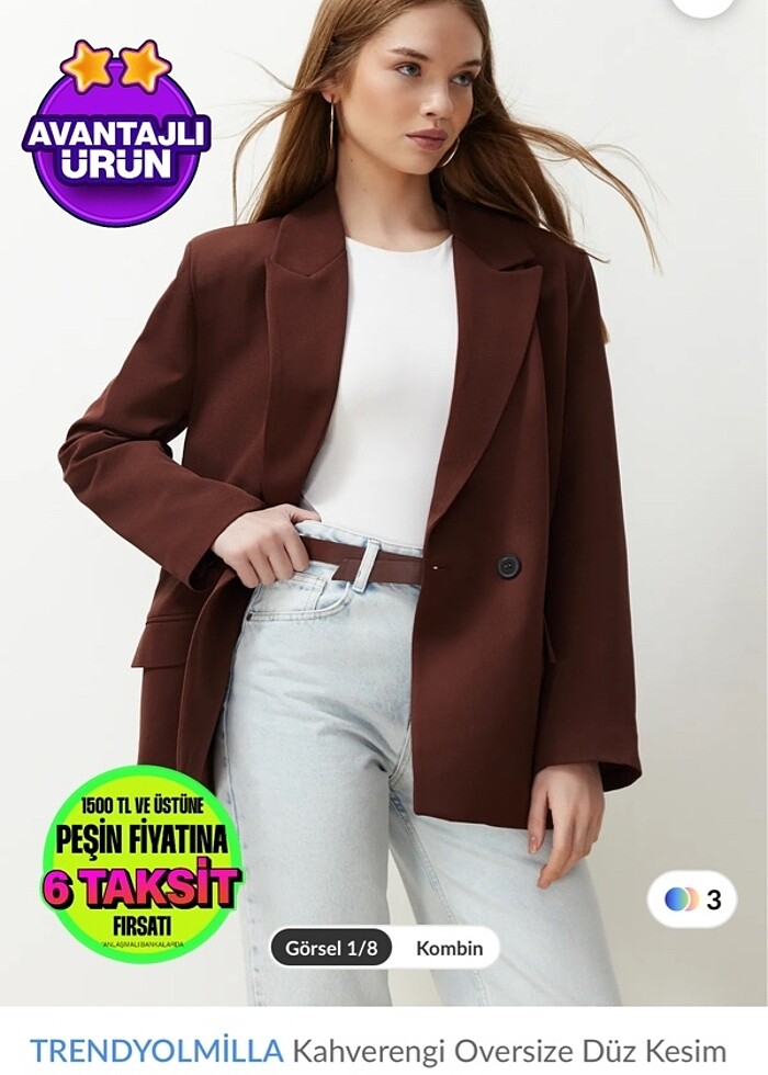 Blazer ceket - Görsel 3