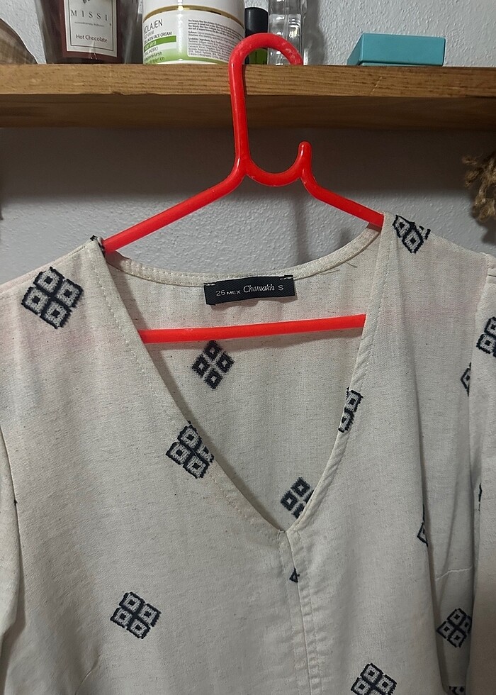 Keten elbise - Görsel 3