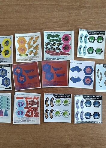 Beyblade stickers 