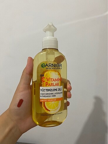 garnier c vitamini temizleme jeli