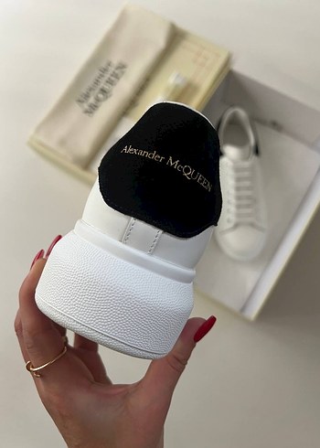 Alexander McQueen Beyaz Platform Spor Ayakkabı