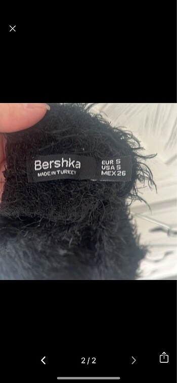 Bershka Bershka tüylü tişört bluz