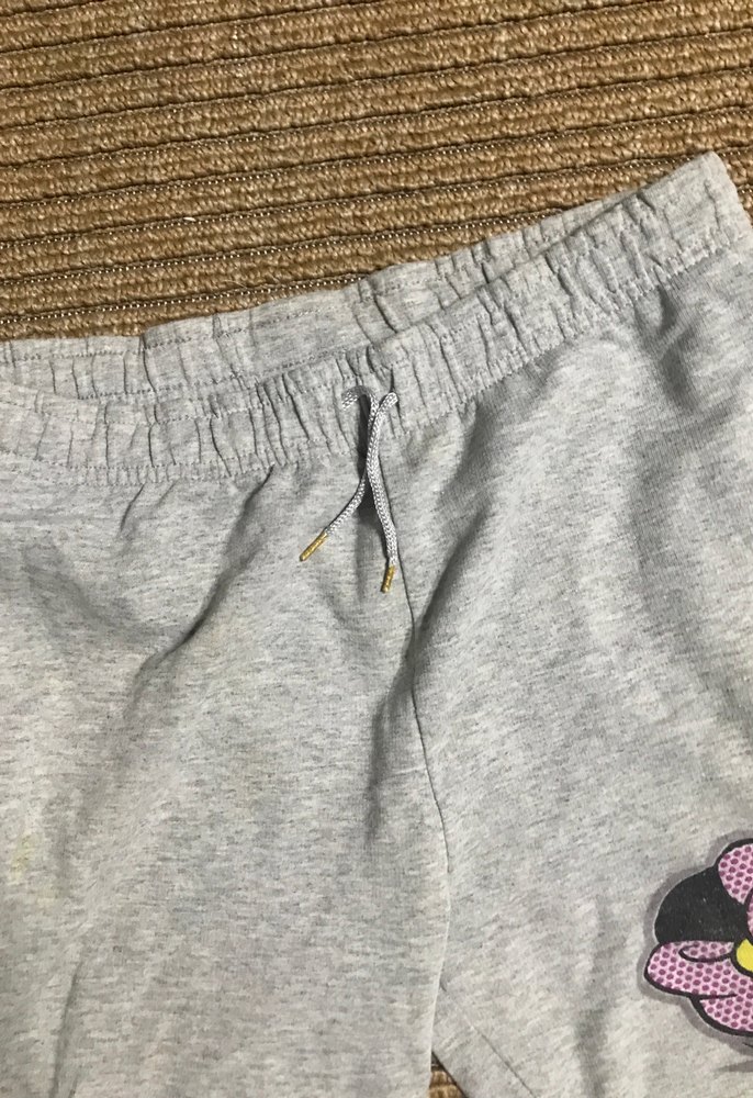 Kadın Gri Pamuklu Minnie Baskılı Kapri - Görsel 3
