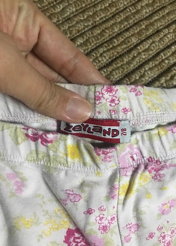 Kız Çocuk Beyaz Dantel Detaylı Tayt - Görsel 3