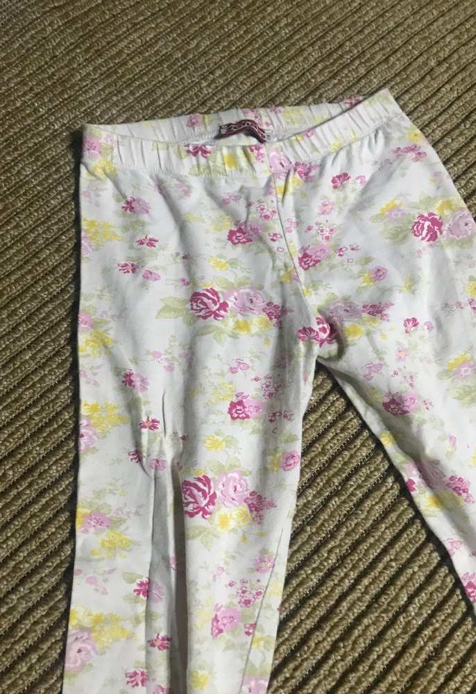 Kız Çocuk Beyaz Dantel Detaylı Tayt - Görsel 2