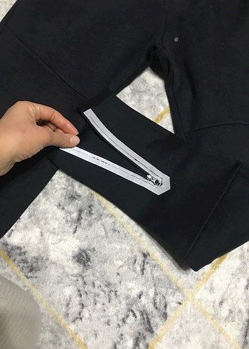 Siyah Fermuarlı Erkek Outdoor Eşofman Altı - Görsel 4