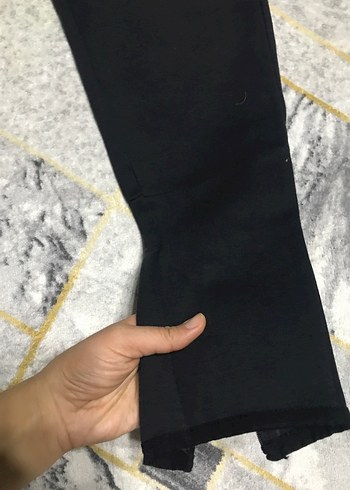 Siyah Fermuarlı Erkek Outdoor Eşofman Altı - Görsel 3