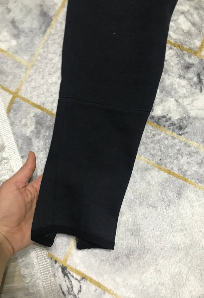 Siyah Fermuarlı Erkek Outdoor Eşofman Altı - Görsel 2