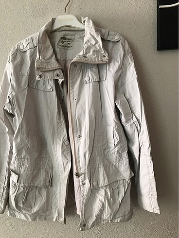 m Beden gri Renk Trenchcoat