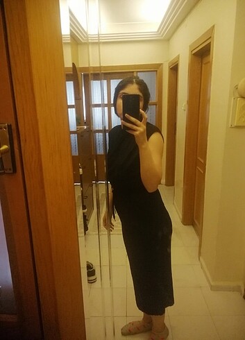 s Beden Zara midi boy elbise