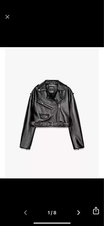 Zara xs biker ceket