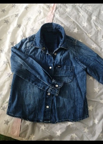 Mavi Denim Kız çocuk kot  Gömlek leecoper - Görsel 2
