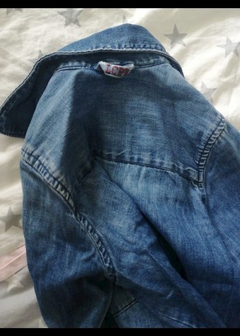 Mavi Denim Kız çocuk kot  Gömlek leecoper - Görsel 4