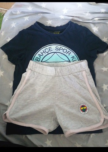 Fenerbahçe Baskılı Mavikız Çocuk Tişörtü - Görsel 3