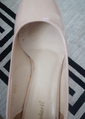 Bej Rugan Stiletto Kadın Ayakkabı - Görsel 6