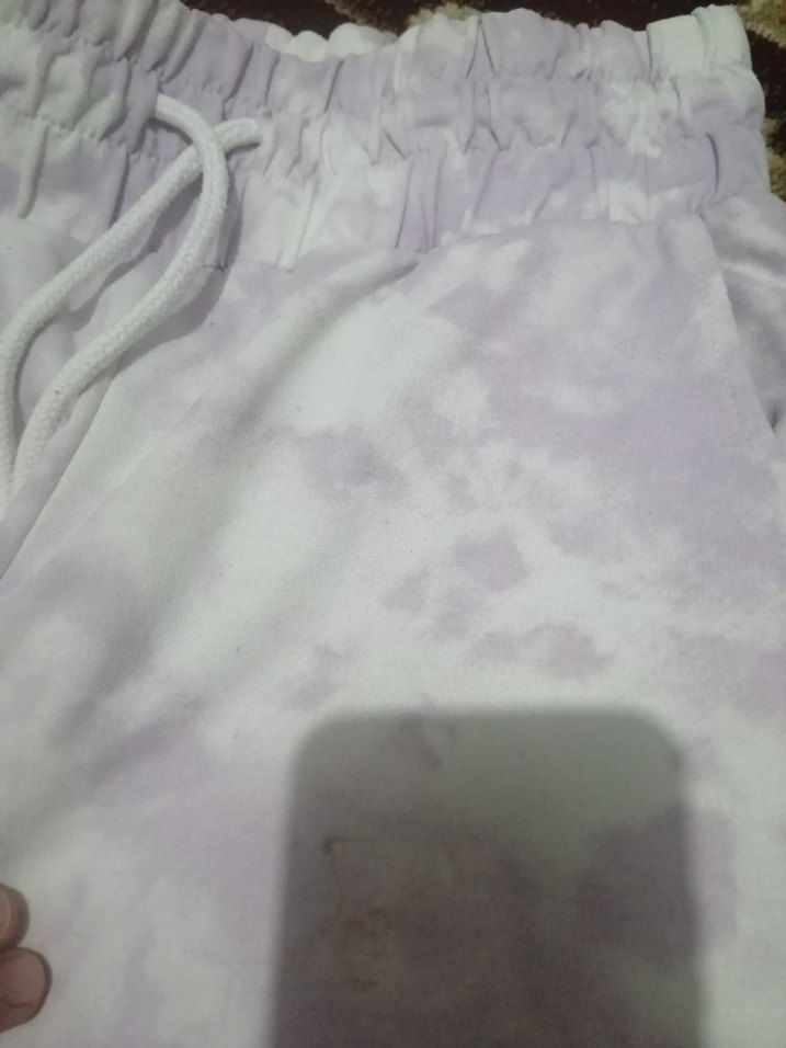 Mor Bağcıklı Bağlama Detaylı Salaş Sweatpant - Görsel 3