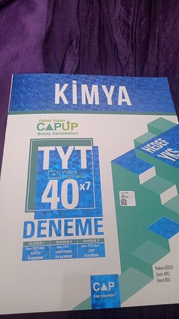 Tyt kimya deneme çap yayınları 