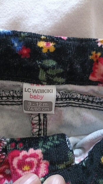 9-12 Ay Beden Kadife kot pantalon